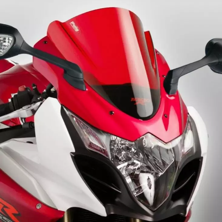 Puig Racing Screen Suzuki Gsxr1000 09-16 C/Red - Moottoripyörän katteet ja tuulenohjaimet - D298346 - 1