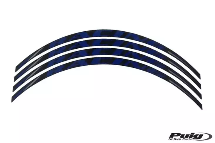 Puig Rim Strips X4 Racing C/Blue - Moottoripyörän vanneteipit - D298486 - 1