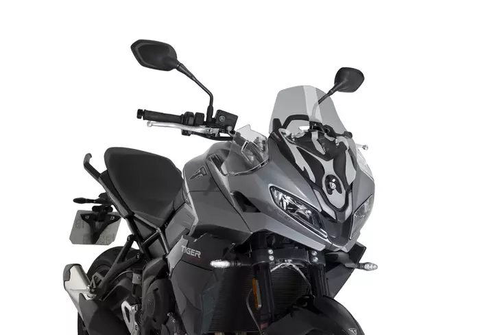 Puig Sport Screen Triumph Tiger Sport 800 25' C/Smoke - Moottoripyörän katteet ja tuulenohjaimet - D536996 - 1