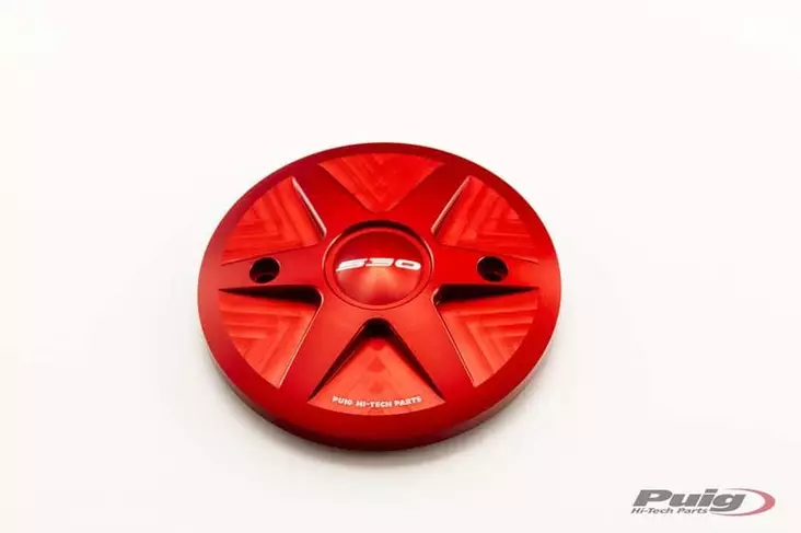 Puig Sump Clutch Cover T-Max 530 12-16'C/Red - Moottoripyörän moottorin kopat - D301576 - 1