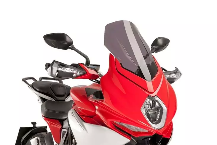 Puig Touring Screen Mvagusta Turismo Veloce 800 14-23 - Moottoripyörän katteet ja tuulenohjaimet - D300506 - 1