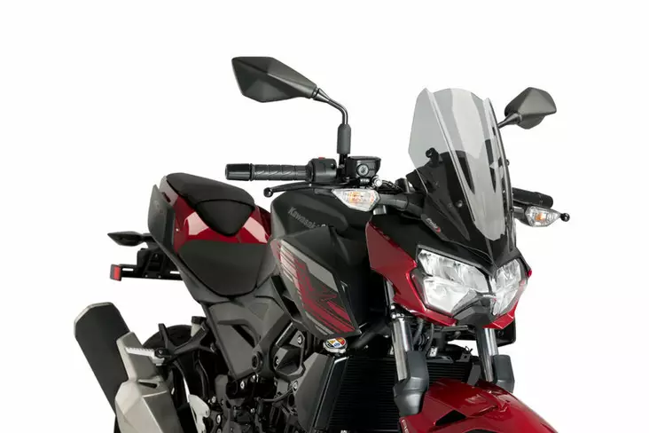 Puig Wind. New Generation Kawasaki Z400 19' C/Smoke - Moottoripyörän katteet ja tuulenohjaimet - D338116 - 1