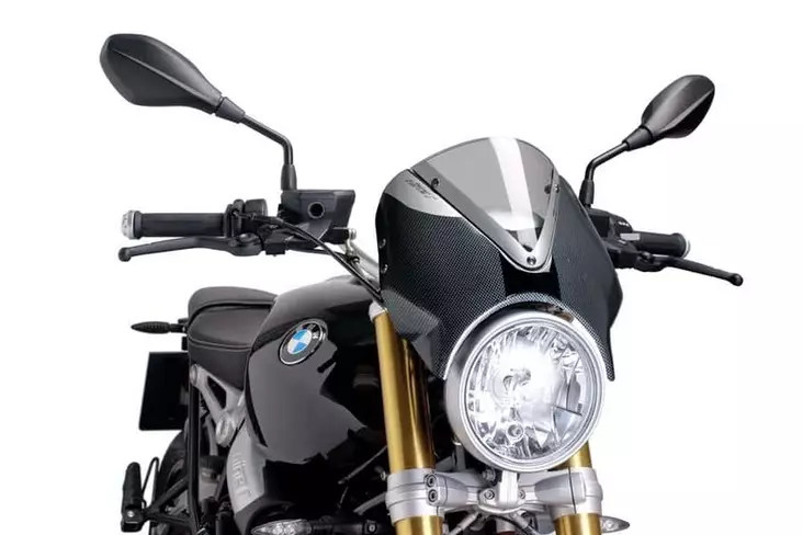 Puig Windshield New Generation Bmw R Nine T 14'-18'Cupu - Moottoripyörän katteet ja tuulenohjaimet - D300886 - 1