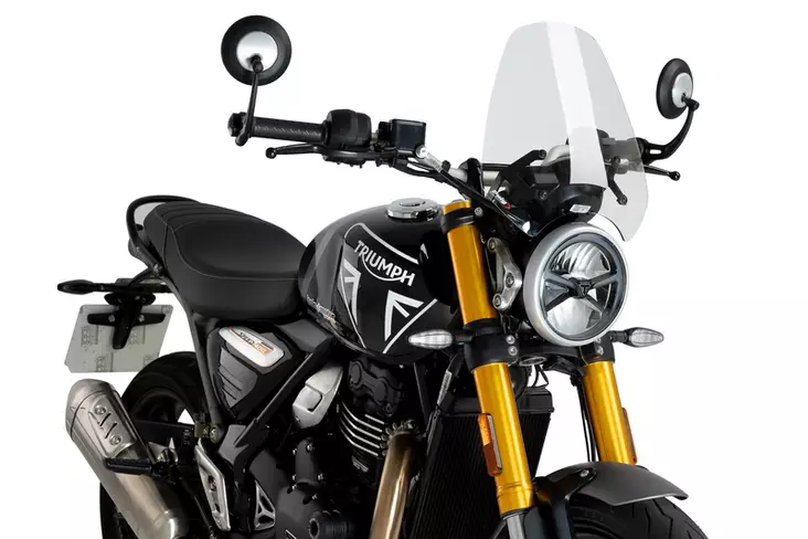Puig Windshield New Generation Sport Triumph 400X 24' - Moottoripyörän katteet ja tuulenohjaimet - D511076 - 1