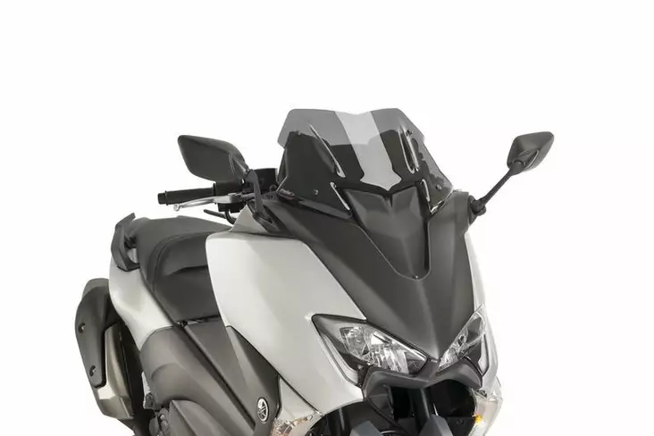 Puig Windshield V-Techline Yamaha Tmax 17-18'' C/Smoke - Moottoripyörän katteet ja tuulenohjaimet - D302526 - 1