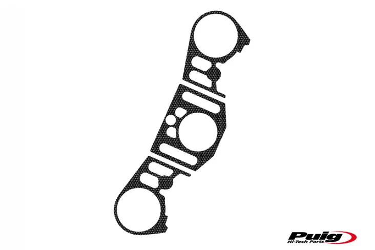 Puig Yoke Protector Yamaha R1 12-14 C/ Carbon - Moottoripyörän kaatumatapit - D300726 - 1