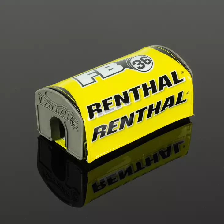 Renthal Fatbar36 Pehmuste Keltainen/Valkoinen/Musta - Moottoripyörän ohjaustangon pehmusteet - D446356 - 1