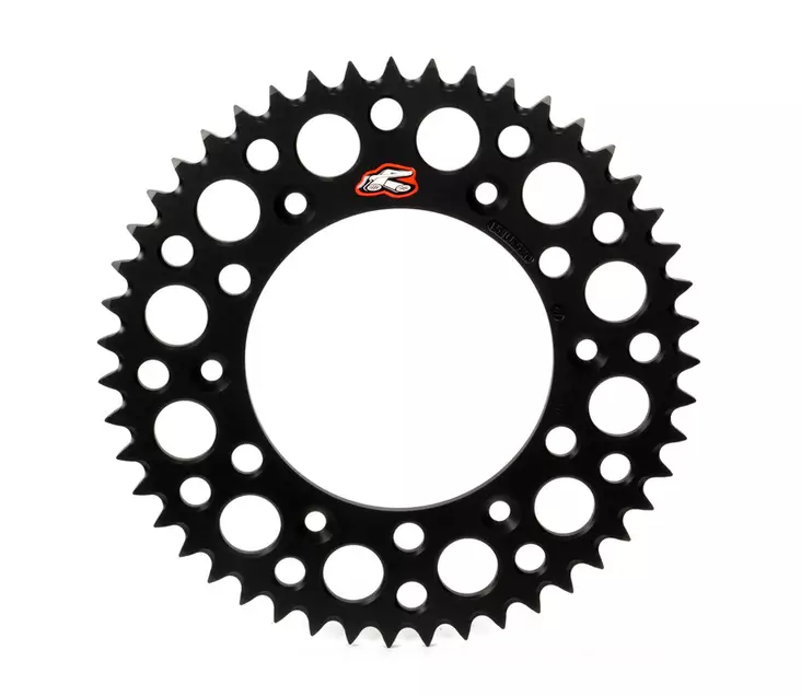 Renthal Rear Sprocket fits for SX65 25-.. 47t Black - Moottoripyörän takarattaat - D509816 - 1