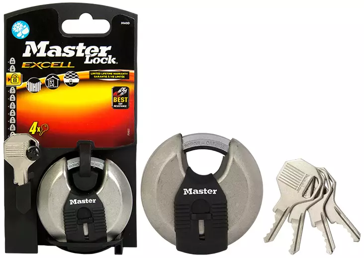 Riippulukko 70mm 16mm pyöreä - Levyjarrulukot ja riippulukot - LX6306 - 1