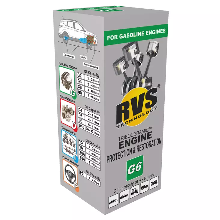 RVS G6 käsittelyaine bensiinimoottorille - RVS-tuotteet - RVSG6 - 1