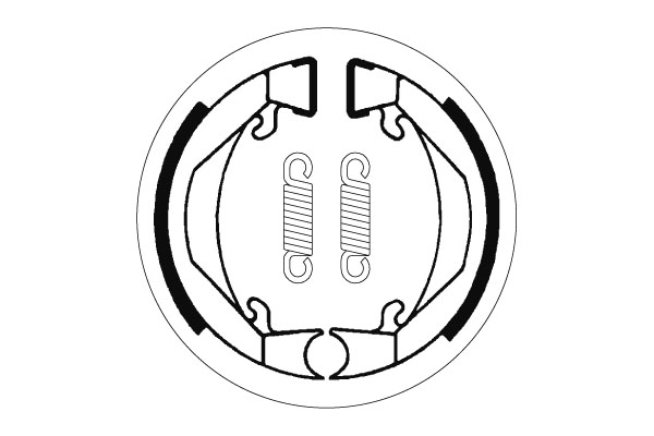 Sbs Jarrukengät - Moottoripyörän jarrukengät - D73526 - 1