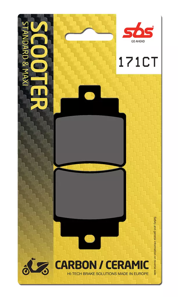 Sbs Jarrupalat Carbon Tech - Mopon ja skootterin jarrupalat - D111306 - 1