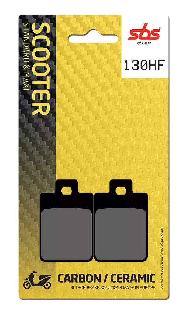 Sbs Jarrupalat Ceramic (712HF) - Mopon ja skootterin jarrupalat - D2366 - 1