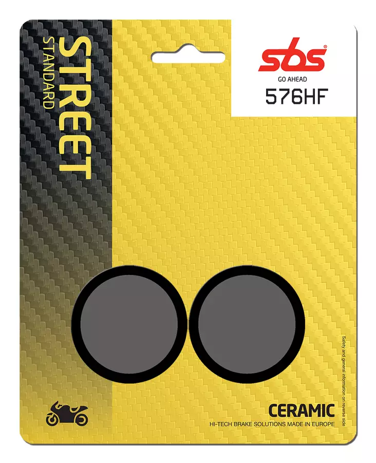 Sbs Jarrupalat Ceramic - Moottoripyörän jarrupalat - D91496 - 1