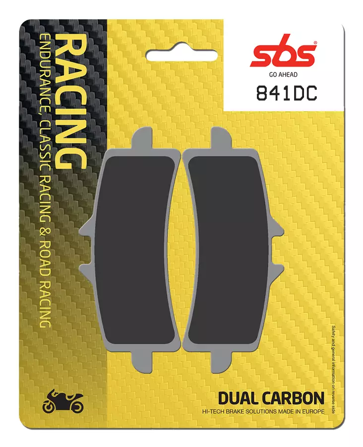 Sbs Jarrupalat Dual Carbon - Moottoripyörän jarrupalat - D75046 - 1
