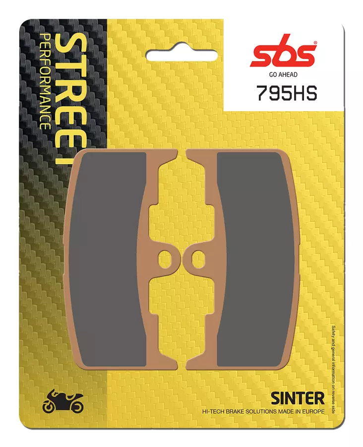 Sbs Jarrupalat Sintered - Moottoripyörän jarrupalat - D70916 - 1