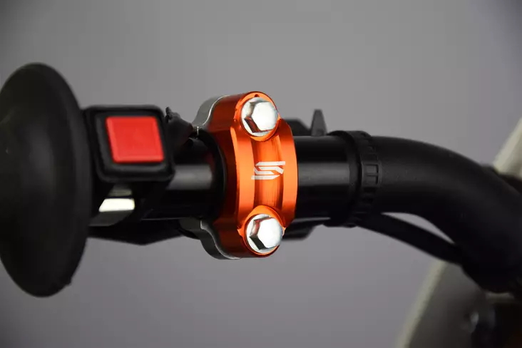 Scar Universal Rotating bar clamp - Orange - Moottoripyörän käsisuojat - D269226 - 1