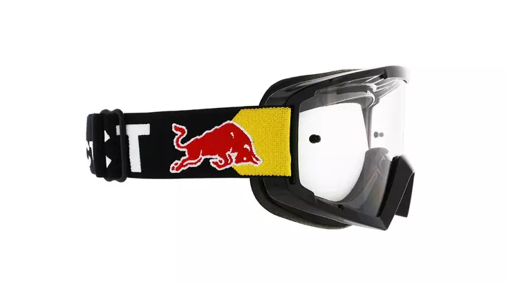 Spect Red Bull Whip MX Goggles Singel lens black clear - Crossilasit - D433916 - 1