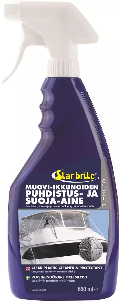 Star brite Muovipintojen puhd/suoja 650ml spray - Veneen puhdistus ja vahaus - D259566 - 1