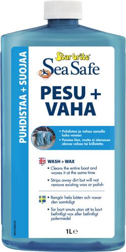 Star brite Sea Safe Pesu&Vaha 1L - Veneen puhdistus ja vahaus - D259536 - 1
