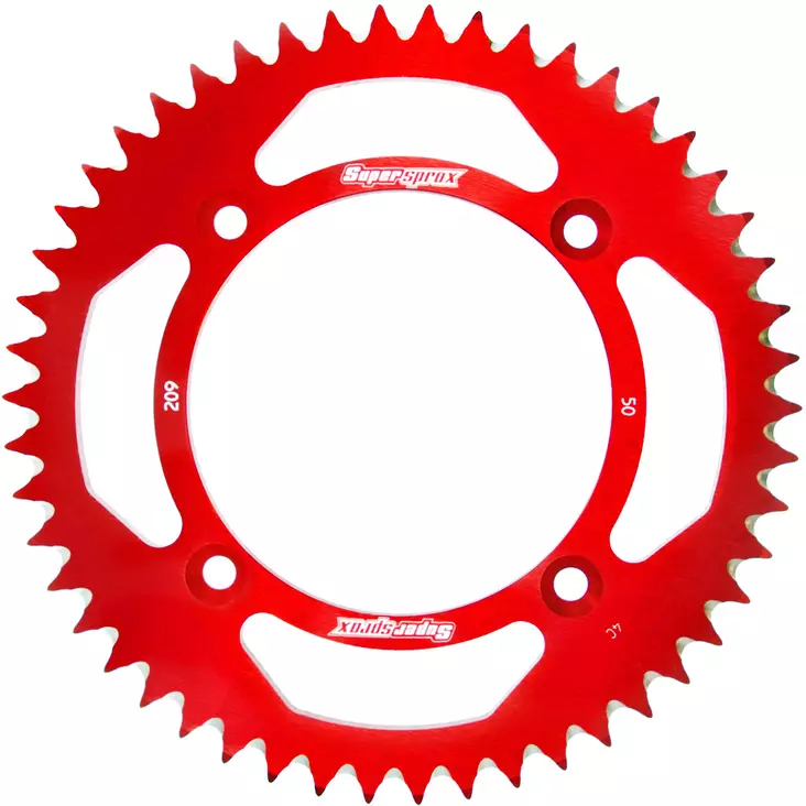 Supersprox Alu Takaratas HO CR80/85/150 Punainen 50 - Moottoripyörän takarattaat - D210146 - 1