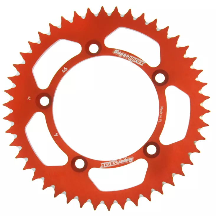 Supersprox Alu Takaratas KTM 60/65SX 97- Oranssi 46 - Moottoripyörän takarattaat - D210166 - 1