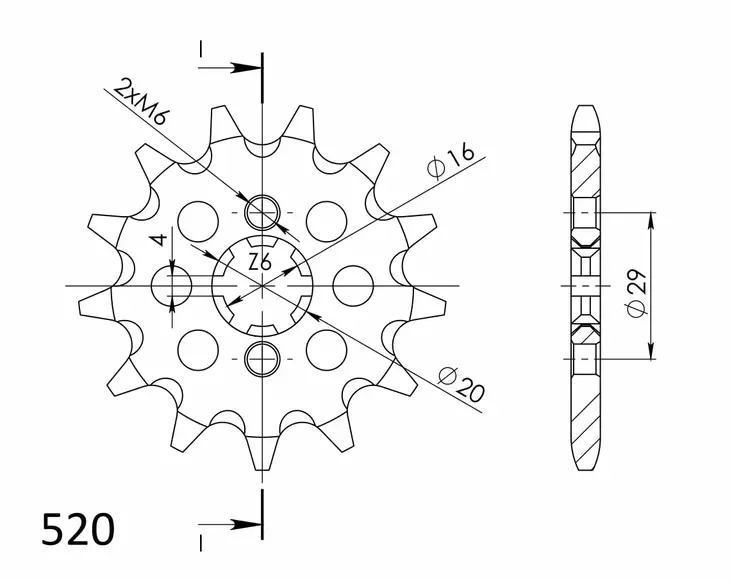 Supersprox / JT Eturatas 422.14 - Moottoripyörän eturattaat - D73636 - 1