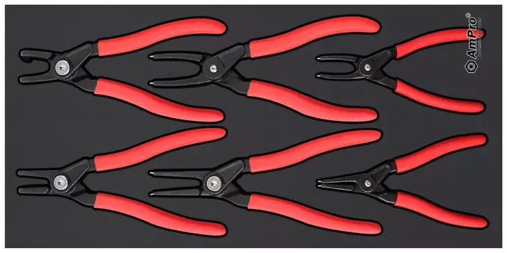 Va-lukkorengaspihtisarja 6-os. foam - Työkalut työkaluvaunuihin - LX5426 - 1