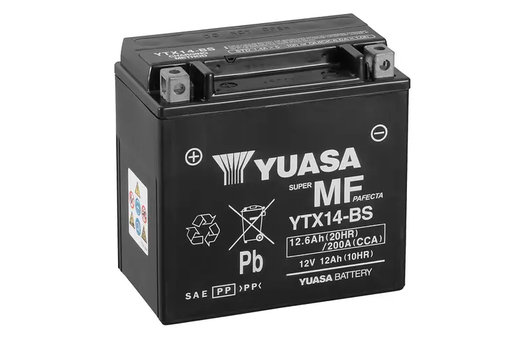 Yuasa akku, YTX14(WC) hapotettu (4) - Akut - D410226 - 1