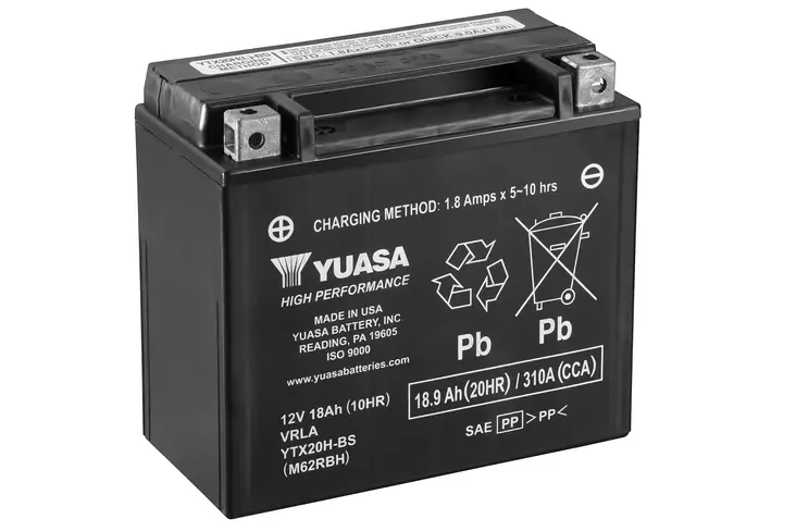 Yuasa akku, YTX20H-BS (cp) - Akut - D92676 - 1