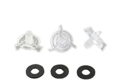 Airoh Aviator 2.1/2.2/2.3/Ace -junior/Twist lipan ruuvisarja - Kypärän lipan ruuvisarjat - D156767 - 1