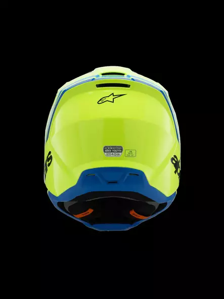 Alpinestars Kypärä SM3 Nuorten Radium Keltainen Fluo/Musta/Sininen - Lasten kypärät - D495417 - 2