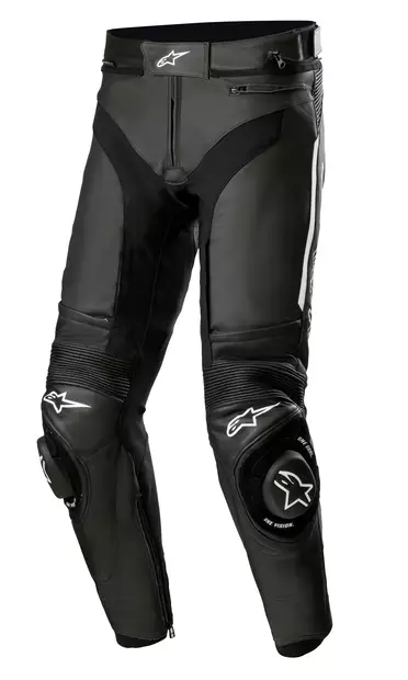 Alpinestars Nahkahousut Missile v3 Musta/Valkoinen - Moottoripyörä nahkahousut - D413427 - 1