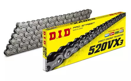 D.I.D 520VX3 Ketju+Jousil. (FJ) - Moottoripyörän ketjut 520 - D259007 - 1