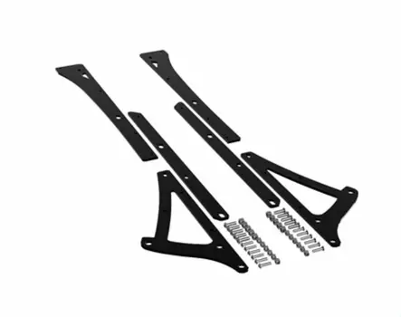 ITEK Liukujen vahvikkeet powdercoated black Arctic Cat M 2017- 162" - Telaston jatkopalat ja vahvikkeet - D258677 - 1