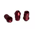 Alumiinimutterisarja punainen 1,25mm nousu, 12mm, 20 kpl - Pyöränpultit ja mutterit 12x1.25mm - 499-76877 - 1