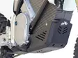 AXP Xtrem HDPE Skid Plate Black STARK VARG 23-25 / VARG EX 25 - Moottoripyörän pohjapanssarit - D512357 - 2