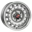 Barzetta Baroque Silver Polished Lip alumiinivanne 6x14 - 14-tuumaiset alumiinivanteet - 499-147657 - 1