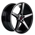 Barzetta Capitano Black Polished alumiinivanne 8x17 - 17-tuumaiset alumiinivanteet - 499-87487 - 3