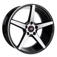 Barzetta Capitano Black Polished alumiinivanne 8x17 - 17-tuumaiset alumiinivanteet - 499-87487 - 1