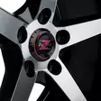 Barzetta Capitano Black Polished alumiinivanne 8x17 - 17-tuumaiset alumiinivanteet - 499-87487 - 2