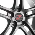 Barzetta RR8 Titanium alumiinivanne 7.5x17 - 17-tuumaiset alumiinivanteet - 499-53627 - 3