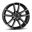 Borbet W 852135 black polished glossy alumiinivanne 8.5x21 - 21-tuumaiset alumiinivanteet - 499-177847 - 1