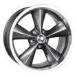 Boyd Coddington Wheels Junkyard Dog Gunmetal & Machined Lip alumiinivanne 8x18 - 18-tuumaiset alumiinivanteet - 499-185507 - 2