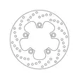 Brembo Serie Oro jarrulevy - Moottoripyörän jarrulevyt - D122847 - 1