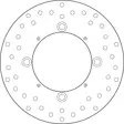Brembo Serie Oro jarrulevy - Moottoripyörän jarrulevyt - D190937 - 1