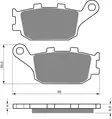 GOLDFREN Jarrupalat 021 Ceramic Carbon S3 Race / Gata - Moottoripyörän jarrupalat - D227867 - 1