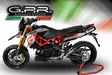 GPR Aprilia Dorsoduro 900 2017/20 e4 Pair EC-Approv. slip-on exhaust GP Evo4 Tit - Moottoripyörän äänenvaimentimet - D422737 - 7