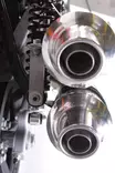 GPR Harley Davidson Xr 1200 Pair EC-Approv. slip-on exhaust Poppy Tondo - Moottoripyörän äänenvaimentimet - D422867 - 3