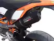 GPR Ktm Enduro 690 - Smc 690 - R 2007/16 EC-Approv. full line exhaust Furore Ner - Moottoripyörän pakoputkistot - D423497 - 10